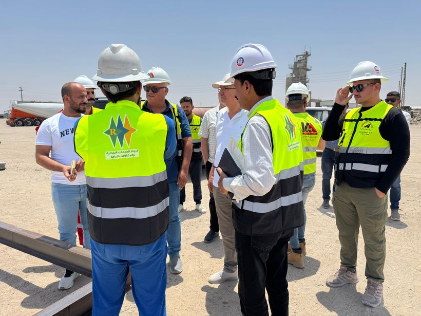 Site review with client representatives